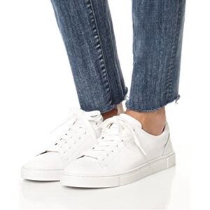Frye Ivy Low Lace White Leather Sneakers Lace Up Shoes Casual | sz 6